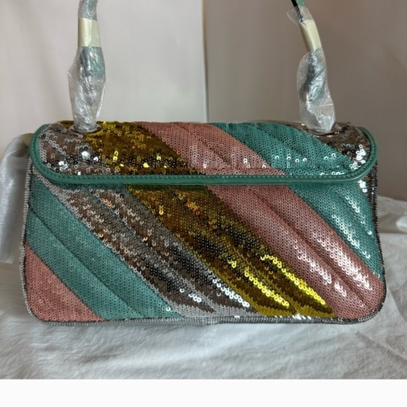 Gucci GG Marmont Multi-Color Sequined Shoulder Bag - Picture 2 of 9